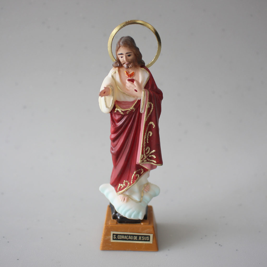Imagem Sagrado Coração de Jesus em resina 11,5 cm